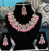 🌸 Blush Elegance Kundan Jewelry Set – A Timeless Beauty 🌸